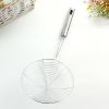 Stainless Steel Frying Food Spoon Colander Strainer Cookware Filter Kitchen Tool - Silver