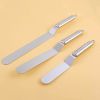 Cake Decorating Tools Stainless Steel Baking & Pastry Tools Portable Cream Spatula Cake Butter - Light Gray