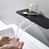 Wall-mounted washbasin faucet with handle - Default