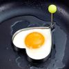 Stainless Steel Egg Mould Cooking Tools Bbq Kitchen Flower Shape Moulds Pancake Kitchen Tool - 1 pcs Round